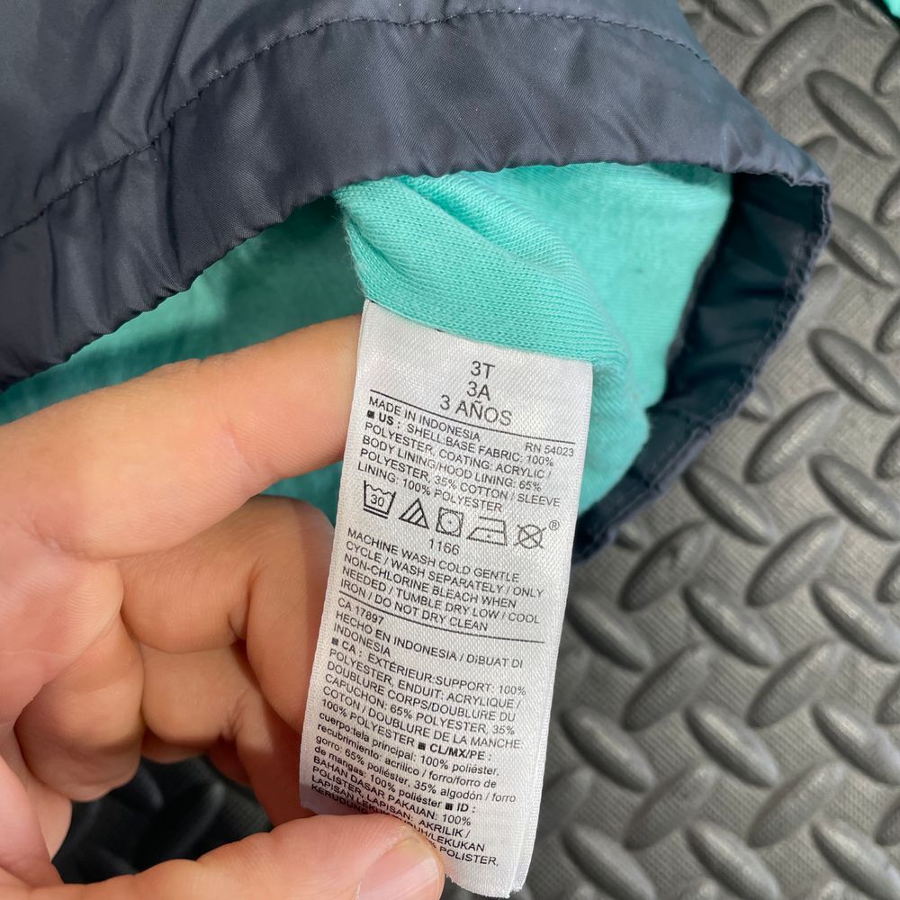Old Navy Navy Blue Turquoise Half Zip Wind Breaker Jacket‎ Boys Size 3T - Picture 4 of 8